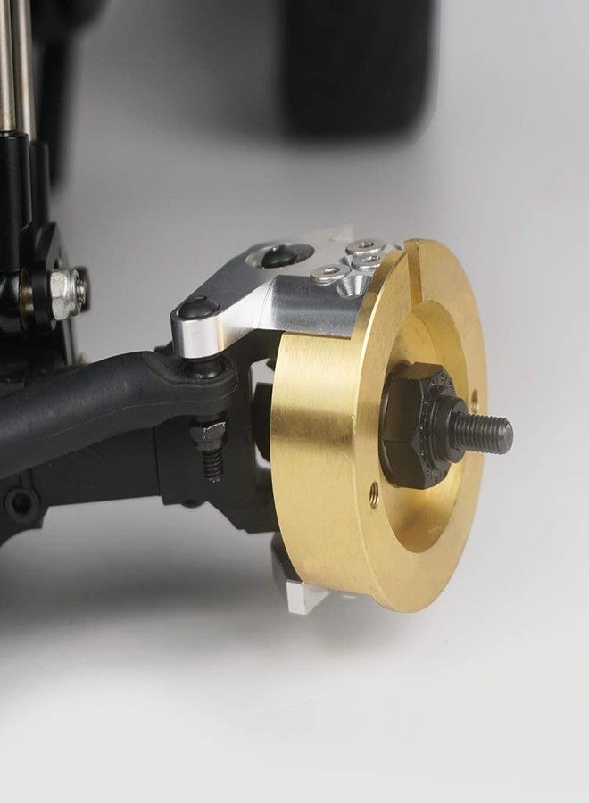 QUE-T 1 Pair Brass Steering Knuckles Weight for 1/10 Scale RC Wraith Axial 90018 Crawler Car - Image 5